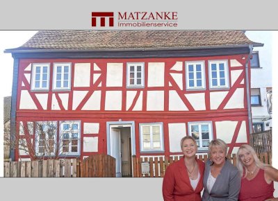 Entzückendes, schnuckeliges EFH mit historischem Charme wartet auf Fachwerkliebhaber