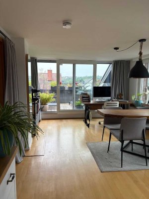Freundliche 2-Zimmer-Wohnung mit Dachterrasse und EBK in Echterdingen