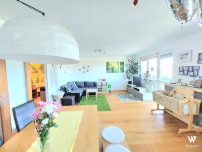 Großzügige Wohnung am Stadtrand mit sonniger Loggia und herrlichem Ausblick! | 4-Zimmer möglich | Thermisch saniert