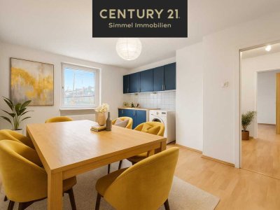 Helle 2-Zimmer-Wohnung mit Tageslichtbad in zentrumsnaher Lage