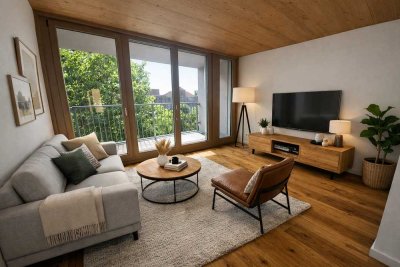 Wunderschöne 2-Zimmermaisonettewohnung mit EBK, Fußbodenheizung und Loggia