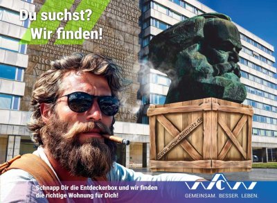 2-Raum-Wohnung mit Balkon