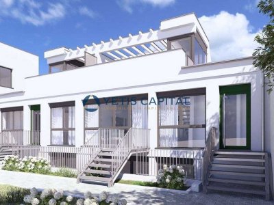 WOW � NEUAUSBAU EINFAMILIENHAUSCHARME AUF DREI ETAGEN MIT EXKLUSIVER DACHTERRASSE +PROVISIONSFREI+