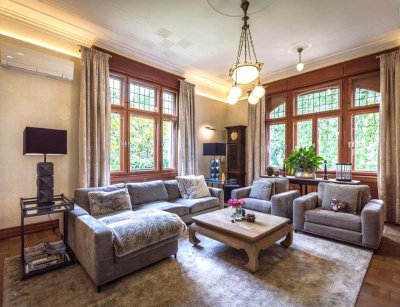 Wiesbaden City-Ost – Historische Stadtvilla (Einzelkulturdenkmal) mit Aufzug, Terrassen & Garten!