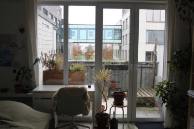 Exklusive, modernisierte 1-Zimmer-Wohnung mit Balkon und EBK in Lübeck