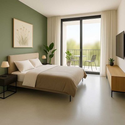 Eberswalde: ERSTBEZUG im LUXUS Neubau: 1-Zi-Whg im 4.OG
23m² MIT BALKON ab 2026 BEZUGSBEREIT