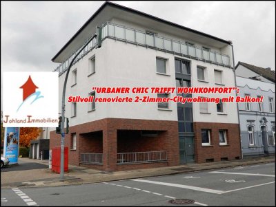 "URBANER CHIC TRIFFT WOHNKOMFORT": Stilvoll renovierte 2-Zimmer-Citywohnung mit Balkon!