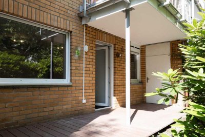Rheinjuwel mit Gartenterrasse: Hochwertige Wohnung in einzigartiger Lage Köln - Niehl
