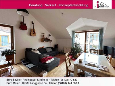 **Haus im Haus** Moderne Maisonette-Wohnung mit 3 Balkonen in attraktiver Lage von Budenheim