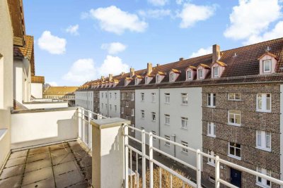 Schöne 1-Raumwohnung mit Balkon in Ammendorf!