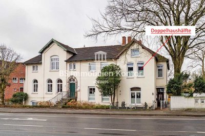Stadtzentrum! Großzügige Doppelhaushälfte mit Terrasse und Blockhaus in zentraler Wohnlage!