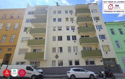 TOP-sanierte 3-Zimmer-Neubauwohnung mit Balkon-nur 200 m von U1(Troststraße)