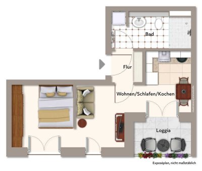 *geförderter Wohnraum* - 1-Zimmer Wohnung mit Wohnberechtigungsschein zentrumsnah in Ulm!