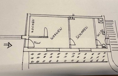 2-Zimmer-Wohnung in Rech im Erdgeschoss
