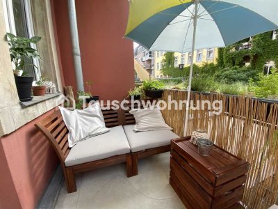 Tauschwohnung: Altbau 2-Raumwohnung mit Balkon in Neustadt