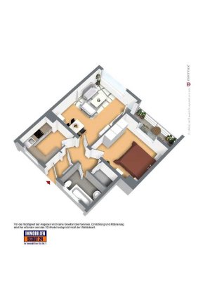 Demnächst frei! 2-Zimmer-Wohnung in Lüttringhausen