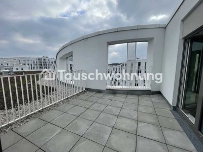 Tauschwohnung: 3-Zimmer Dachterrassen Wohnung in Stadtparknähe