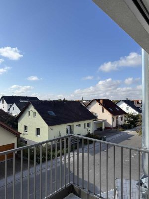 Dein Start in die eigenen 4 Wände: Klimafreundliche Neubau-2 ZW in Linkenheim-Hoch. mit Balkon!