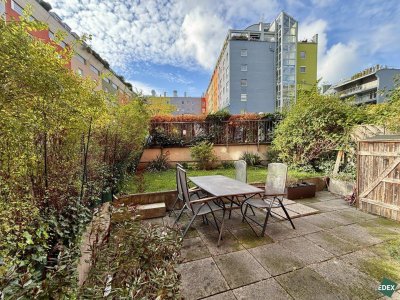 Grünruhelage: Schöne 3-Zimmer-Maisonette mit großer Terrasse und Garten