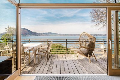 Seeidylle mit "Sonnenuntergangsgarantie"am zauberhaften Attersee