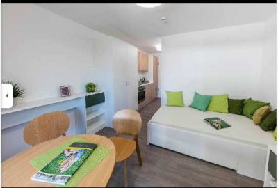 Exklusive 1-Raum-Wohnung mit Balkon in Neu-Ulm