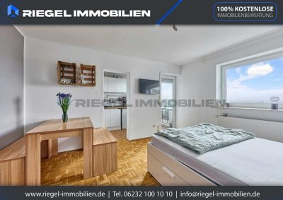 Sie hier? Wir auch! Gepflegtes Appartement mit Loggia und Weitblick