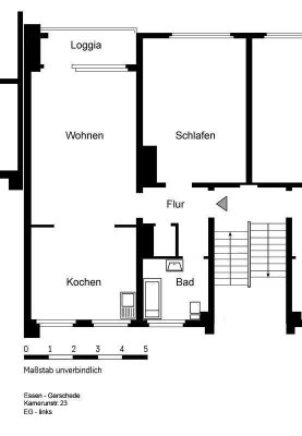Demnächst frei! 3-Zimmer-Wohnung in Essen Gerschede