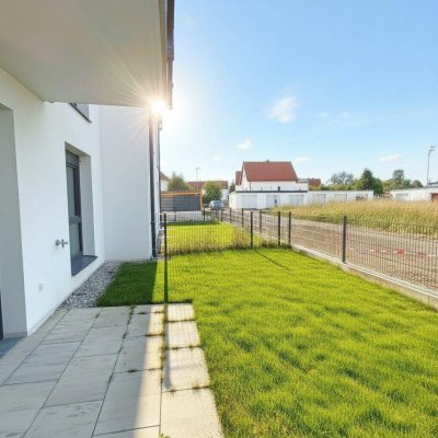 Neubau-Erdgeschoss mit Traumgarten – ideal für Singles &amp; Paare!