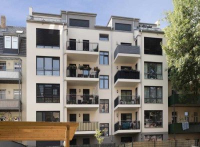 Hochwertige 4-Zimmer-Wohnung im Neubau mit großem Balkon in Stötteritz !