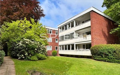 Rückwärtig gelegene, helle 3-Zimmer-Wohnung mit Sonnenbalkon