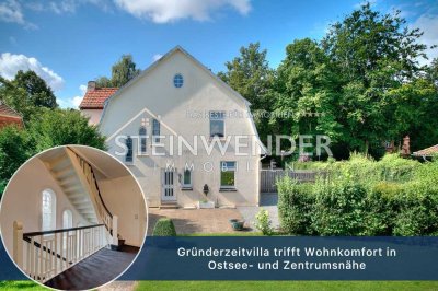 Gründerzeitvilla trifft Wohnkomfort in Ostsee- und Zentrumsnähe