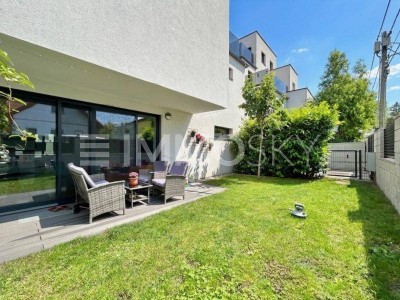 Familienglück nahe Teich Hirschstetten - Aussicht, Garten und Terrasse