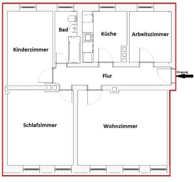 *Endlich Raum für alle* Großzügige 4-Zimmer-Wohnung + Tageslichtbad + EBK als Option!