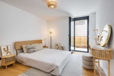 Dem Leben in der City nah!: Sonnige 3-Zimmer-Wohnung mit schöner Terrasse