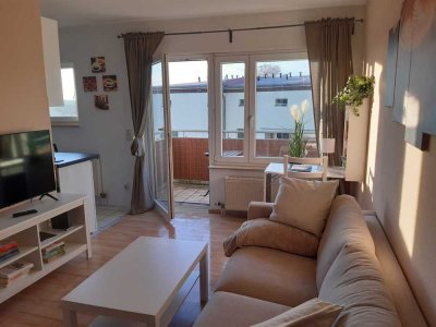 Möblierte 2-Zimmer Wohnung mit Balkon, Lift u. Tiefgaragenstellplatz