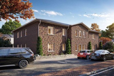 Erstbezug in Bruchhausen-Vilsen: Erdgeschoss 2-Zimmer-Wohnung mit 10,5 m² Terrasse und Garten