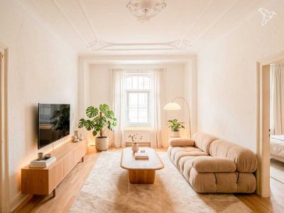 A - LAGE SACHSENHAUSEN � Kernsanierter Altbau mit hohen Decken in absoluter Bestlage Frankfurts!
