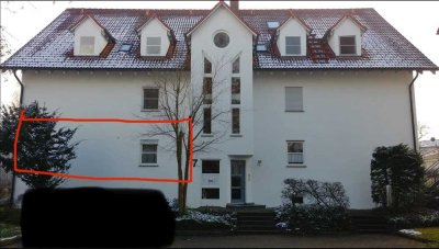 Gepflegte 3,5-Zimmer-Erdgeschosswohnung mit Balkon und Einbauküche in Ostrach