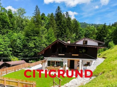 Tegernsee/Am Alpbach - Familienfreundliches Domizil mit sonnigem Garten in malerischem Bergpanorama