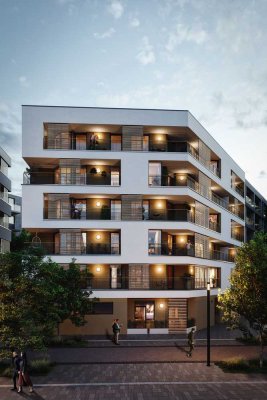 Sonnenverwöhnte Südloggia mit über 20 m² - 2,5 Zimmer Designwohnung mit Sonnenuntergangsgarantie