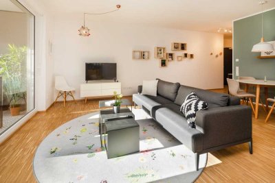 2-Zimmer Wohnung in Frankfurt Niederrad - Mit EBK, Fußbodenheizung und Balkon