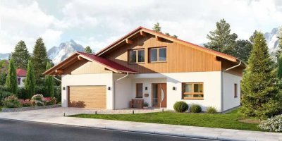 Haus mit Doppelgarage mit Zugang zum Haus ! Preis mit Grundstück berechnet !