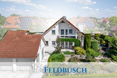 Hochwertiges Einfamilienhaus in Freystadt – stilvolles Wohnen mit traumhaftem Garten und elegantem W