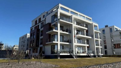 Exklusive 3 Zimmer-Wohnung 1. Reihe am Ziegelinnensee mit großem Balkon zu kaufen!