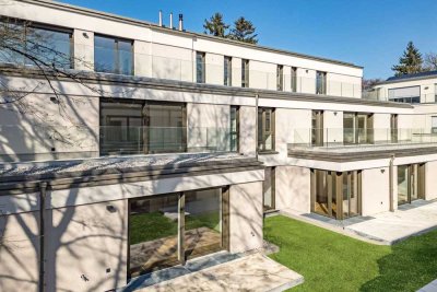 Erstbezug: Raffiniert geschnittene, familiengerechte 3-Zimmer-Wohnung mit Terrasse und Süd-Garten