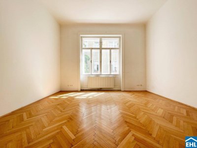 2 Zimmer-Altbauwohnung: Hofruhelage Nähe Ungargasse