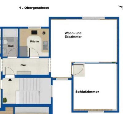 Stilvolle 2 Raum Wohnung zur Zwischenmiete in der Zeit Aug-Okt 2025