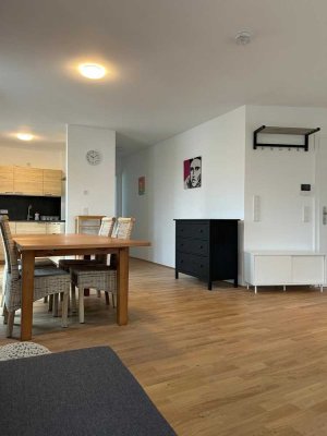 Geschmackvolle 1-Raum-Wohnung mit gehobener Innenausstattung in Nürnberg (Einbaukuche)