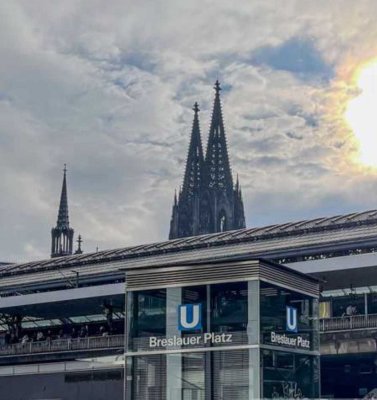 Möbliertes City-Studio (32 m²) – 2 Min zum Rhein & Hauptbahnhof Köln