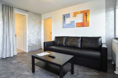 Voll möblierte und ausgestattete 2-Zi-WHG in top Lage mit Balkon